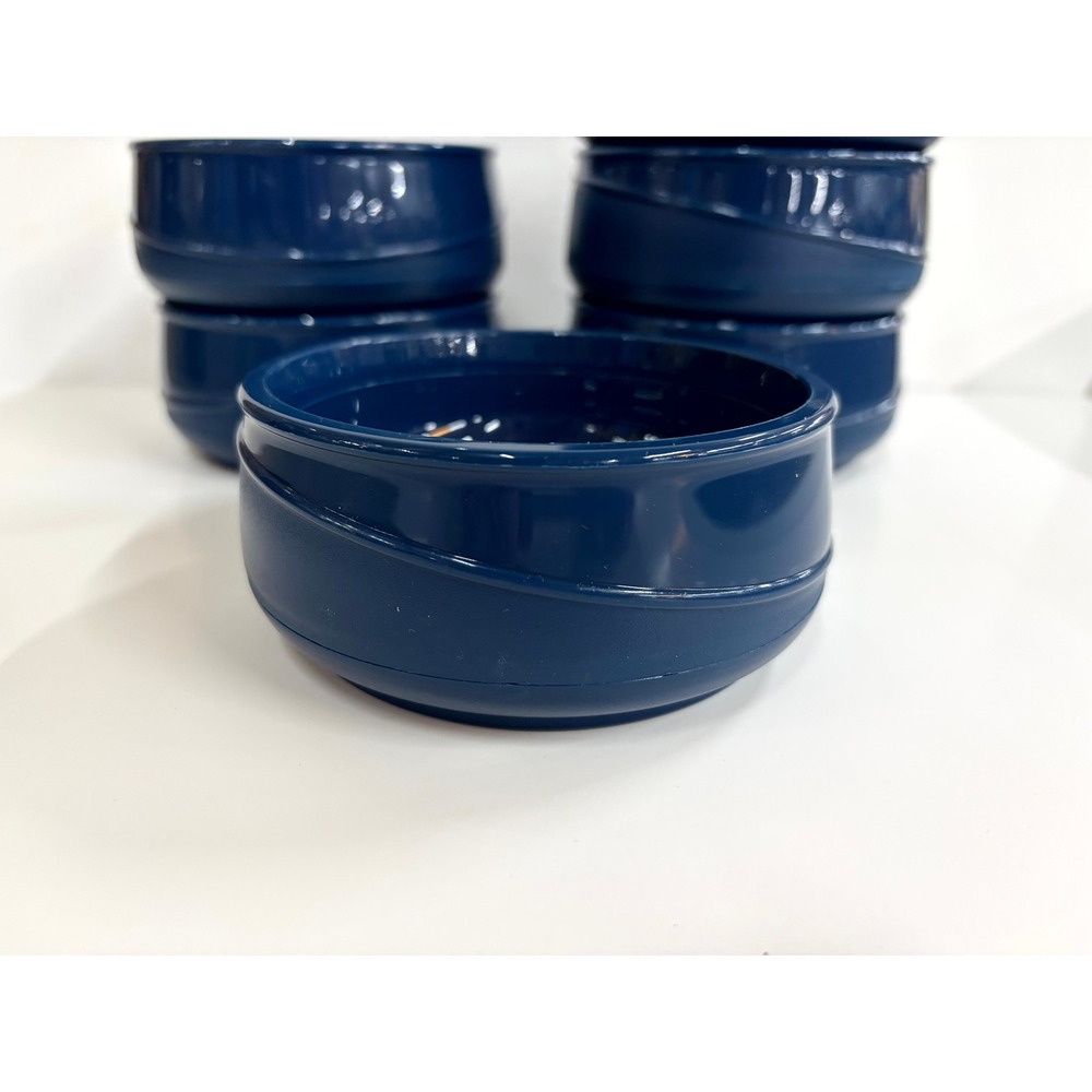 Aladdin Allure 8oz Insulated Bowl Set of 6 Eve Blue 31857 Temp-Rite Navy - Picture 3 of 6